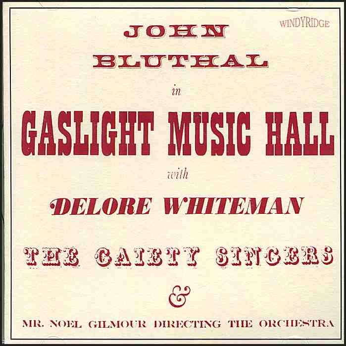 Gaslight Music Hall CD