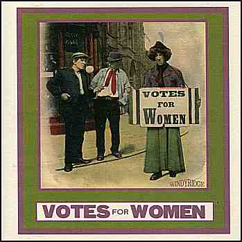 Votes For Women Suffragette CD