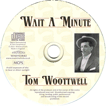 Tom Woottwell - Wait a Minute CD