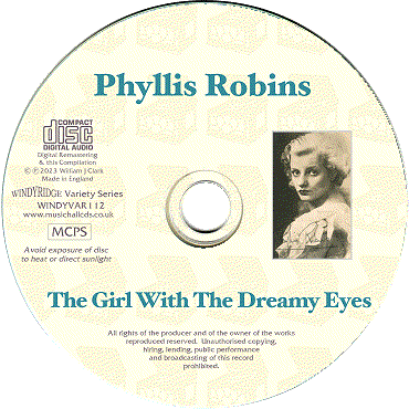 Phyllis Robins - The Girl With The Dreamy Eyes 